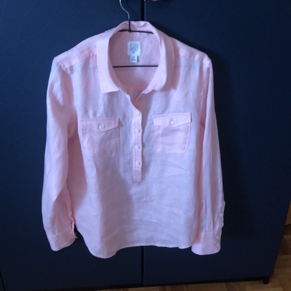 CORE life pink linen shirt size small/medium - Picture 10 of 10